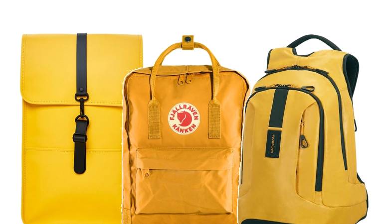 zak Collega Het strand Gele rugzakken - Welke gele rugzak kopen? | WelkeRugzak.nl
